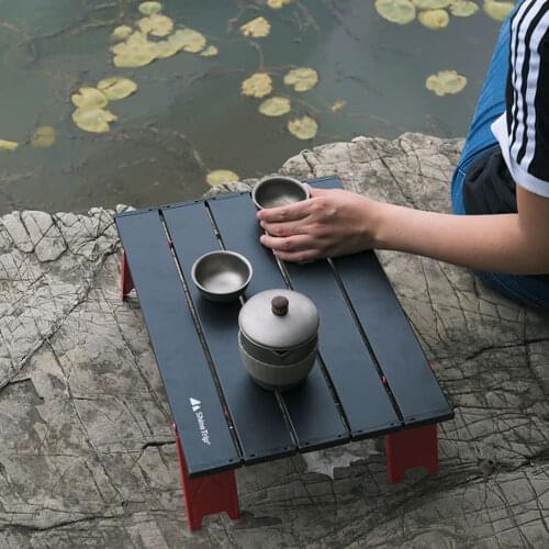 Aluminum Alloy Mini Folding Table Multifunctional Portable Outdoor Camping Picnic Barbecue Household Desks Furniture
