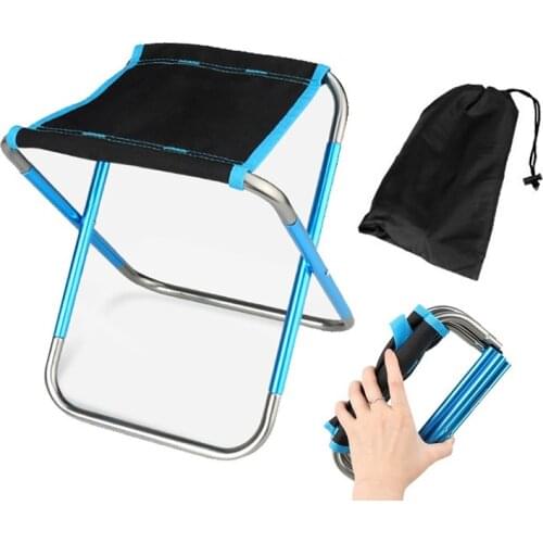 Folding Small Stool Bench Stool Portable Outdoor Mare Ultra Light Subway Train Travel Picnic Camping Fishing Chair Foldable