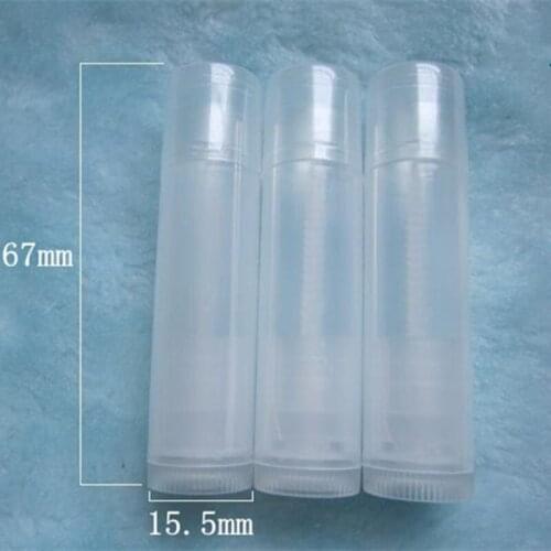 5ML Lipstick Tube,Clear Plastic PP Lip Gloss Sub-bottling,Small Empty Cosmetic Container,Makeup Sample,1000PCS/LOT