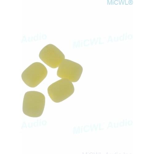 Beige Foam Windscreen for Headset Lavalier Lapel Microphone 2-3mm Mini Sponge Foam Ball