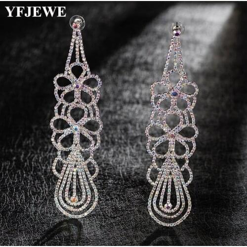 YFJEWE New Arrival Hollow Out Face Dangle Earrings Girls Statement Drop Earrings boucles d'oreilles E530