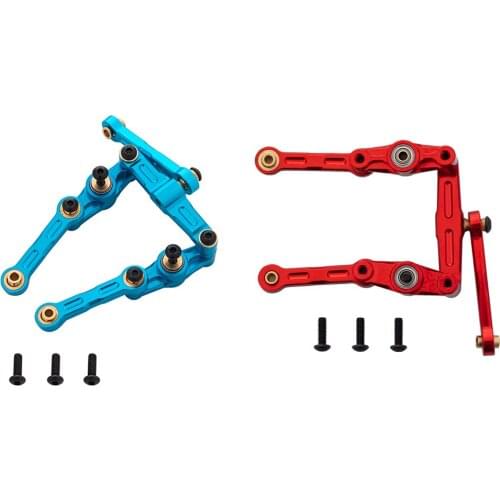 1/10 RC Metal Ball Bearing Steering Set for TTO2 Model Crawler DIY Accessory