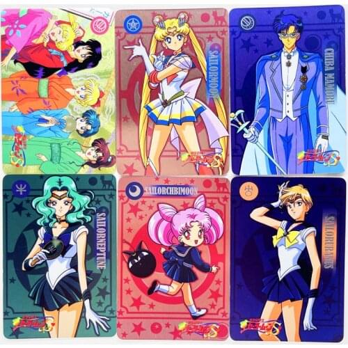 54pcs/set Sailor Moon Cardman Toys Hobbies Hobby Collectibles Game Collection Anime Cards