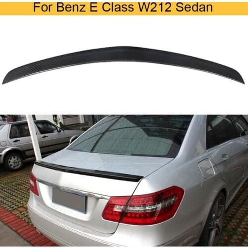 Carbon Fiber Car Rear Trunk Wing Spoiler for Mercedes Benz E Class W212 E300 E500 E63 AMG Sedan 4 Door 2010-2015 Car Spoiler