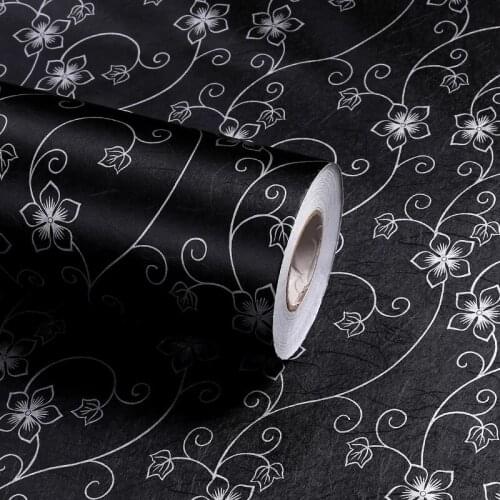 Black opaque Self-adhesive film window film glass sticker with glue sunscreen kitchen cabinet office Privacy home decor 50*200cm
