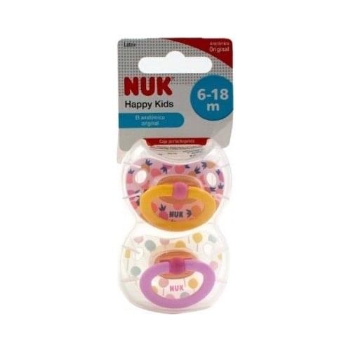 CHUPETE LATEX NUKETE DIA SURTIDO T-2 2 U