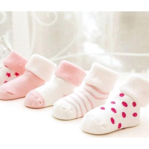 Baby Socks Thicken Terry Socks Private Baby Cotton Socks Knee High Winter Warm Sock Accesses