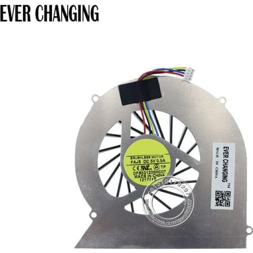 DFS531205HC0T FAJ6 LAPTOP CPU FAN FOR ASUS N43 N43S N43J CPU COOLING FAN
