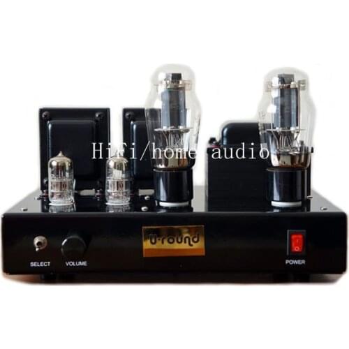 Hot sell! 6L6 single-ended 350C single-ended class A tube power amplifier, output power 7W*2, frequency response 20Hz--25KHz