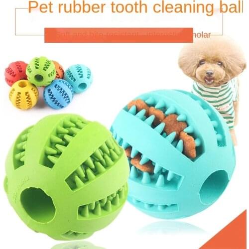 Toys for Dogs Ball Interactive Toys Dog Chew Toys Tooth Cleaning Elasticity Small Big Dog Toys Rubber Pet Ball Toys