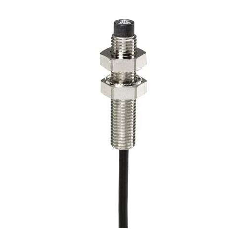 XS108BLPAL2 Inductive sensor XS1 M8 - L42mm - brass - Sn1.5mm - 12..24VDC - cable 2m