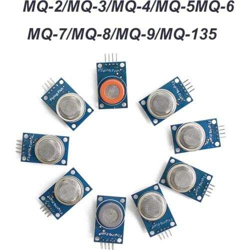 MQ-2 MQ-3 MQ-4 MQ-5 MQ-6 MQ-7 MQ-8 MQ-9 MQ-135 Smoke methane liquefied Gas Detection Sensor Module For Arduino Starter DIY kit