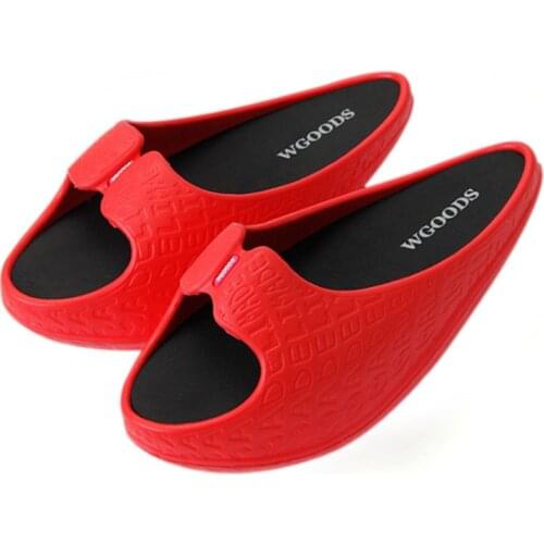 New shapey body shake slipper EVA leg slipper half palm negative heel thin leg slipper