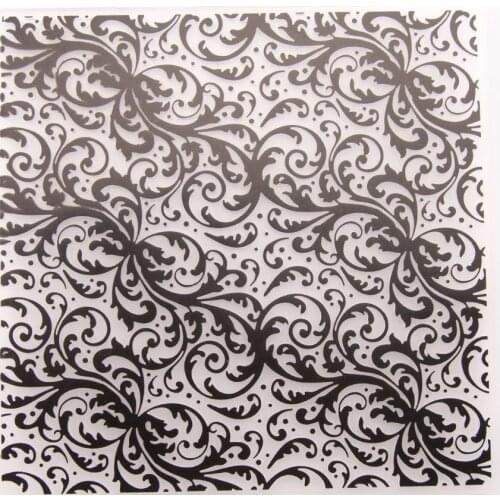 Flower line bump template embossing plate plastic bump embossing die used for hand account DIY scrapbook embossed stamp clip