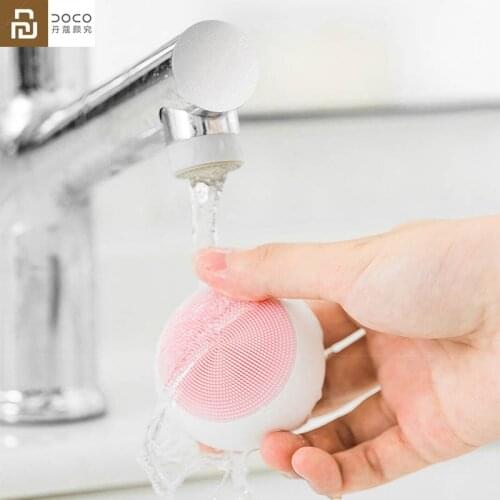 DOCO Super Soft Sonic Electric Facial Cleaning Brush IPX7 Waterproof Silicone Massage 3-Level Facel Care Cleaner Rechargeable
