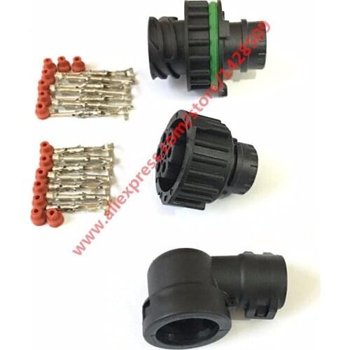 1 Set AMP 7 Pin 1718230 967650-1 965783-1 Auto Sensor Plug Waterproof Electrical Wire Connector For Car Oil Exploration Railway
