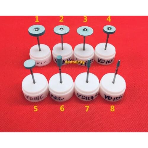 2.35mm Dental Lab Diamond Material Ceramic Grinder For Zirconia and full ceramic crowns polisher quick polishing