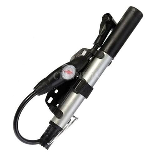 20Pcs/Lot Ultralight Aluminum Alloy Stable And Durable Cycling Bike Pump Portable Mini Pumps Travel Camp Bicycle Pump Inflador