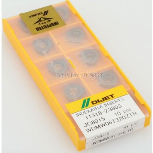 WDMW06T320 ZTR JC8015 carbide inserts for Indexable milling cutter