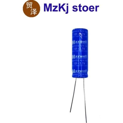 1/2PCS 2.7V New Original USA MAXWELL 10F Blue Super Capacitor 10X30MM 2.7V10F