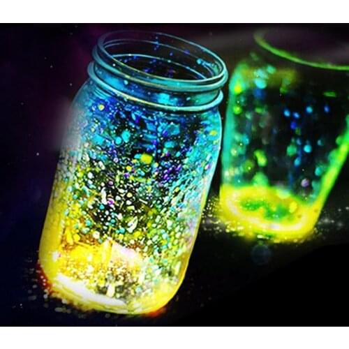 10g Luminous Sand Fluorescent Particles Toy Glow Powder Glow In The Dark Home Party Decor DIY Decorations