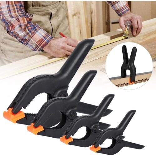 3-9 Inch Spring Clamps DIY Woodworking Tools Plastic Nylon Clamps For Woodworking Spring Clip Photo Studio Background