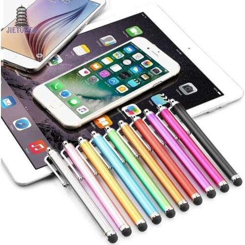 3000pcs/lot New Universal Aluminum Touch Pen Screen Stylus Long For iPhone Samsung Huawei etc Tablet Laptps Other Mobile Phones