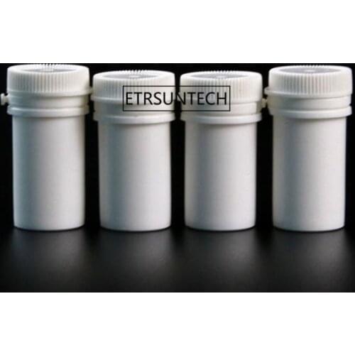 500pcs Plastic Bottle 15g Capsule powder Container Refillable Empty Pot Potable Travel White Makeup Tool F2621