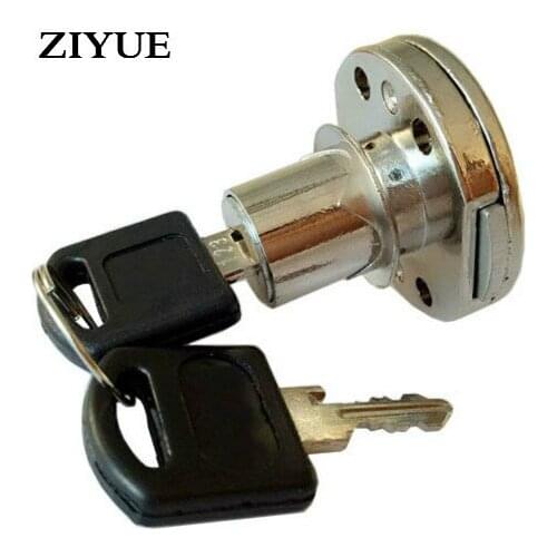 Free Shipping Zinc Alloy Round Drawer Lock Office Furniture Hardware Locks Fire Truck Toolbox Locks Circular Press