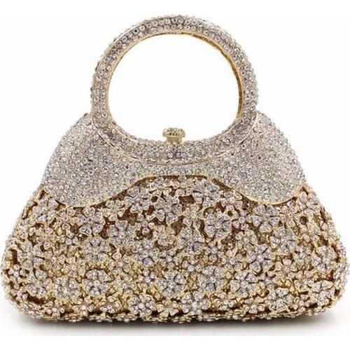 BL039 Luxury diamante evening bags colorful clutch bags women party purse dinner bags crystal handbags gemstone wedding bags