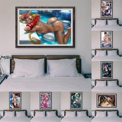 CH08 Anime Girl Cute Sexy Comic Chobits Celty Christmas Elfrender Custom Silk Poster Home Deco Wall Art Christmas Gift