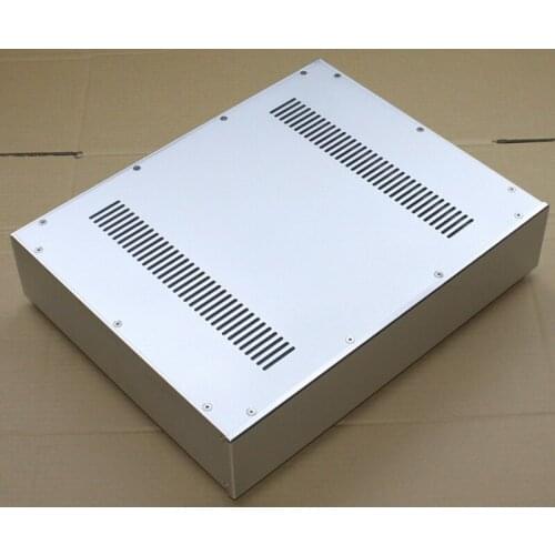 DIY AMP 430*92*340mm WA52 all-aluminum power amplifier Enclosure chassis preamplifier tube power amplifier amplifier AMP shell