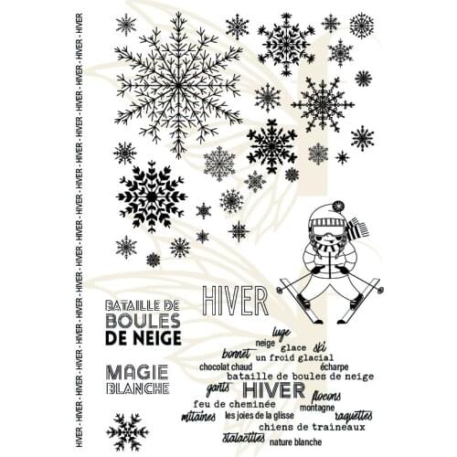 French Transparent Clear Silicone Stamp/Seal for DIY scrapbooking/photo album Decorative clear stamp 0352