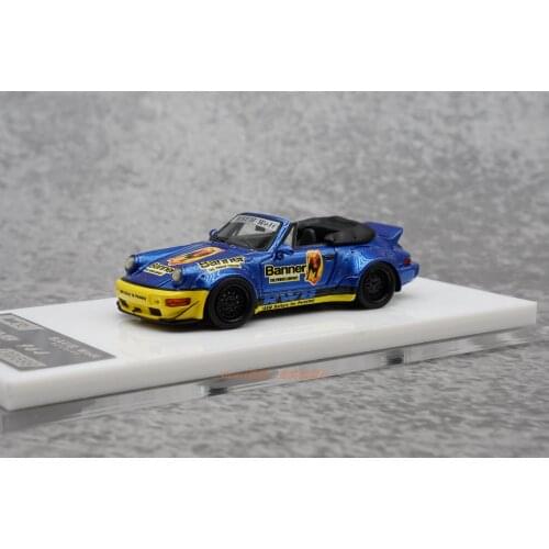 Hpi 1:64 Porsche 964 RWB 911 Resin Diecast Collection of Simulation Alloy Car Model Children Toys