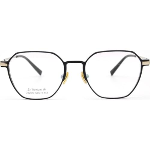 KANDREA Titanium IP Eyeglasses Frame Men Luxury Retro Square Prescription Optical Glasses Women Myopia Eyewear Male Spectacles