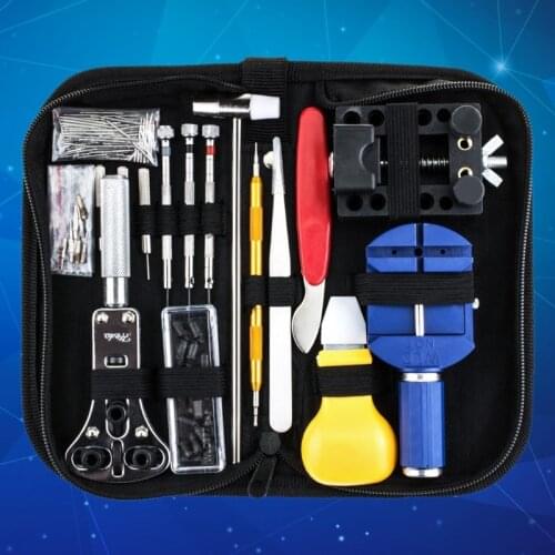 147Pcs watch maintenance kit case chain opener spring strip remover TAB opener remove spring rod repair tool parts