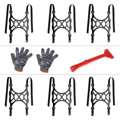 A Set Of Winter Non-slip Universal Black Wearproof Wheel Tire Anti-skid Emergency Chain For Car Truck SUV Auto Car Accessories