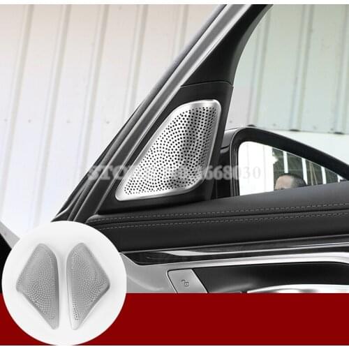 Interior Door Audio Speaker Trim Cover 2pcs For BMW 7 Series G11 G12 2016-2020 Car accesories interior Car decoration