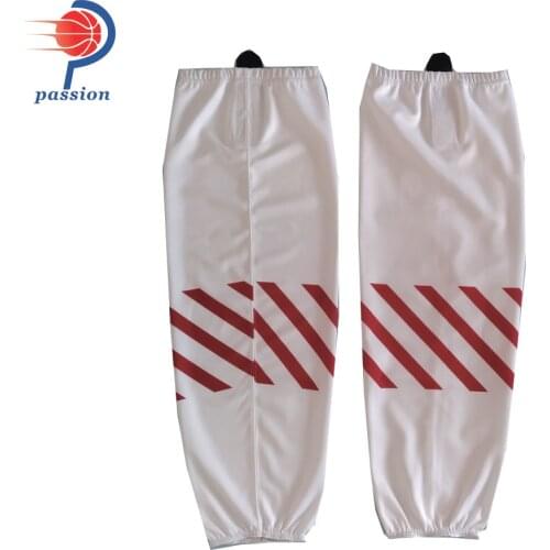 100% polyester Full Sublimation Printing ice hockey team socks
