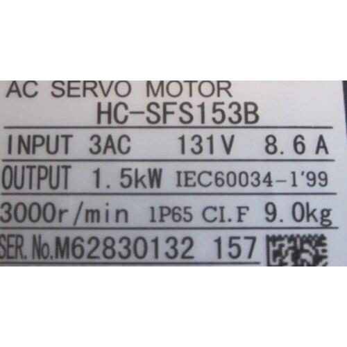 NEW&ORIGINAL MIT HC-SFS153B SERVO MOTOR HC-SFS153B