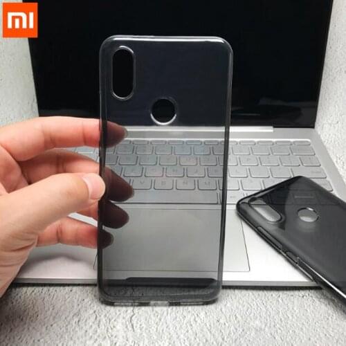 Original Xiaomi mi8 case Xiaomi mi 8 SE Clear back cover MI A2 Soft TPU protective capas MI 6X phone fundas black case MI A2