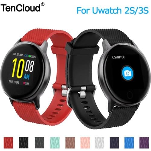 Smart Watch Band For Umidigi Uwatch 2S/3S Strap Bracelet For Umidigi Urun Replacement Wristband Silicone Adjustable Durable Belt