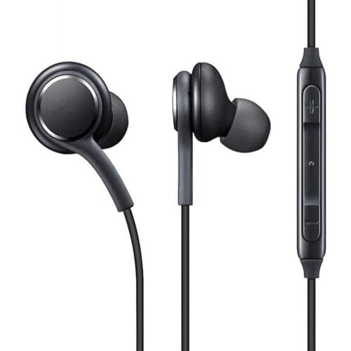 Stereo Sports In-ear Earphones With Mic 3.5mm Control Box Wired Headset For Samsung Galaxy S8 S8plus