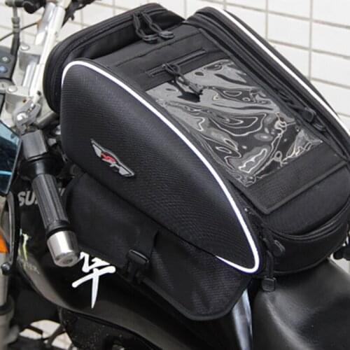 PRO-biker Motorcycle fuel tank bag Waterproof Motorbike Magnetic Oil Fuel Racing rainproof 30L Motorcycle rear seat bag