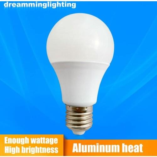 E27 Led Lamp 100 - 240v Light Aluminum base globe Interior Lighting 3w 6w 9w 12w 15w 18w 21w , Cold Warm White Replacement Bulbs