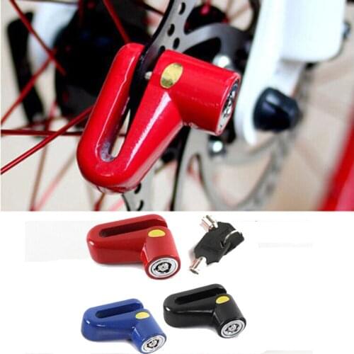 25# Bicycle Accessories Security Anti Theft Heavy Duty Motorcycle Bicycle Lock Moped Scooter Disk Brake Rotor Lock