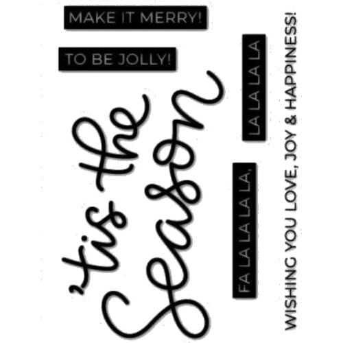 Merry Transparent Clear Silicone Stamp Seal DIY Scrapbooking photo Album Decorative A0661