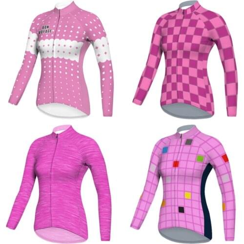 Multiple styles SUMMER WOMAN DRESS Outdoor long sleeve cycling Classic version Ciclismo Mountain Fashion jacket FOR Bike jersey