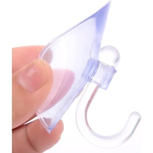 10PCS Glass Window Wall Strong Suction Cup Hooks Hanger Kitchen Bathroom door