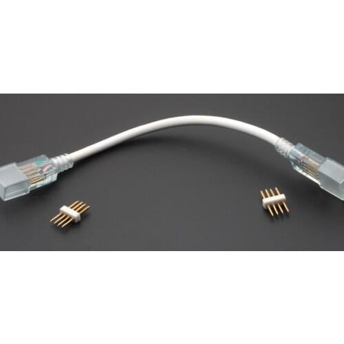 12MM Needle Pitch 4P 4Pin RGB Connector for 5050 LED Strip Lamp Wiring Connection Butted Wire Intermediate Joint